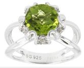 Sterling Silver Semi Mount Ring Setting Round RD Center主石mm - Syzjewelry